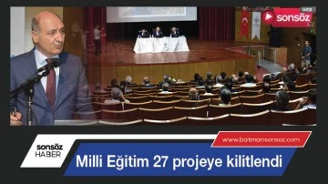 Milli Eğitim 27 projeye kilitlendi