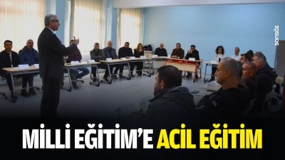 Milli Eğitim&rsquo;e acil eğitim&hellip;