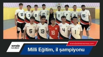 Milli Eğitim, il şampiyonu