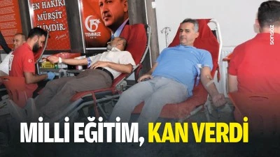 Milli Eğitim, kan verdi