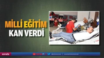 Milli eğitim, kan verdi