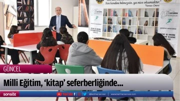 Milli Eğitim, &lsquo;kitap&rsquo; seferberliğinde...