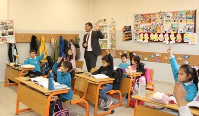 Milli Eğitim M&uuml;d&uuml;r&uuml; İke okulları inceledi