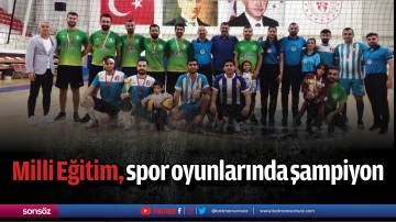 Milli Eğitim, spor oyunlarında şampiyon