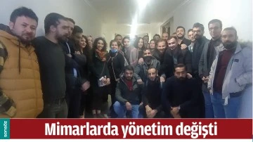 MİMARLARDA Y&Ouml;NETİM DEĞİŞTİ