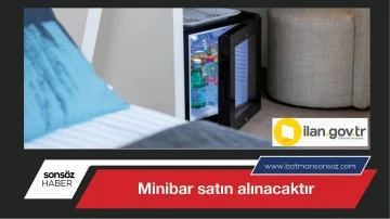 Minibar satın alınacaktır