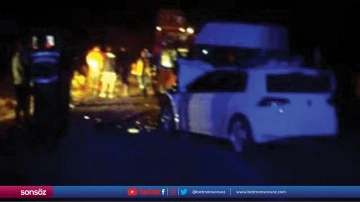 Minib&uuml;s ile trakt&ouml;r&uuml;n &ccedil;arpışması sonucu 10 kişi yaralandı