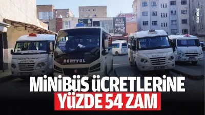 Minib&uuml;s &uuml;cretlerine y&uuml;zde 54 zam&hellip;