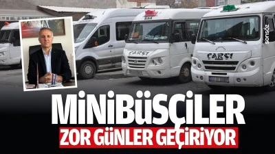 Minib&uuml;s&ccedil;&uuml;ler zor g&uuml;nler ge&ccedil;iriyor
