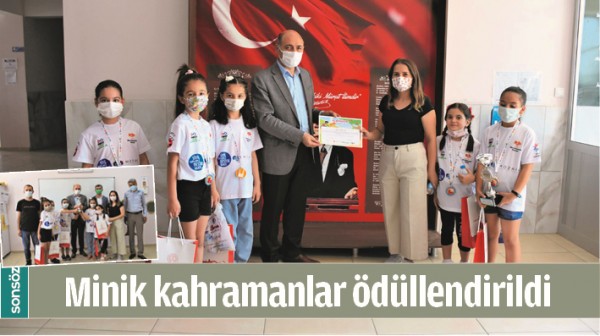 MİNİK KAHRAMANLAR &Ouml;D&Uuml;LLENDİRİLDİ