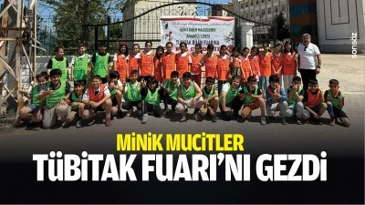 Minik mucitler, T&Uuml;BİTAK Fuarı&rsquo;nı gezdi
