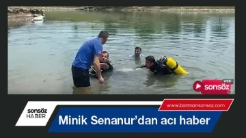 Minik Senanur&rsquo;dan acı haber