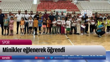 Minikler eğlenerek &ouml;ğrendi