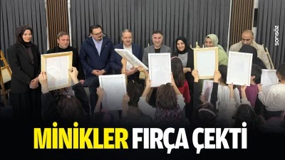 Minikler fır&ccedil;a &ccedil;ekti