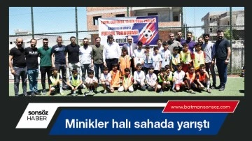 Minikler halı sahada yarıştı