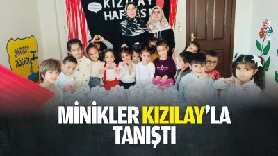 Minikler Kızılay&rsquo;la tanıştı