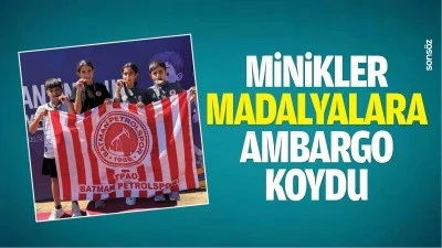 Minikler, madalyalara ambargo koydu