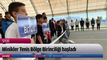 Minikler Tenis B&ouml;lge Birinciliği başladı