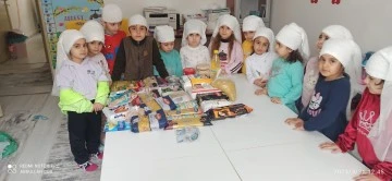 MİNİKLERDEN YARDIM KAMPANYASI