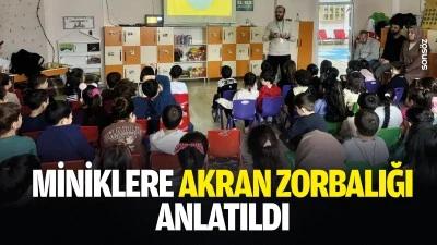 Miniklere akran zorbalığı anlatıldı