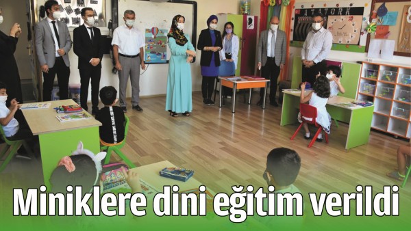 MİNİKLERE DİNİ EĞİTİM VERİLDİ