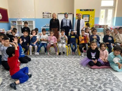 Miniklere diş sağlığı anlatıldı