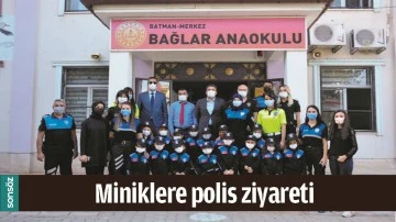MİNİKLERE POLİS ZİYARETİ