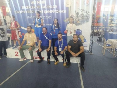 Miniklerimiz boksta 2. ve 3.oldu