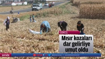 Mısır kozaları, dar gelirliye umut oldu