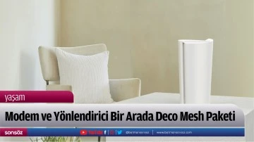 Modem ve Y&ouml;nlendirici Bir Arada Deco Mesh Paketi 