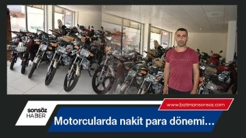 Motorcularda nakit para d&ouml;nemi&hellip;
