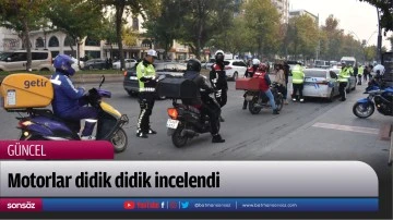 Motorlar didik didik incelendi
