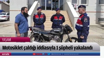 Motosiklet &ccedil;aldığı iddiasıyla 1 ş&uuml;pheli yakalandı