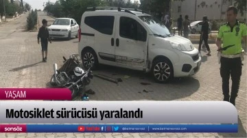 Motosiklet s&uuml;r&uuml;c&uuml;s&uuml; yaralandı