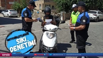 Motosikletlerde sıkı denetim!