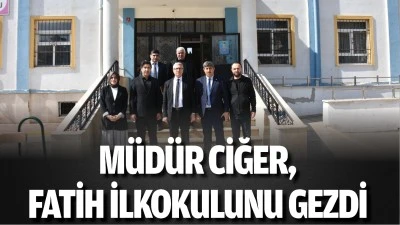 M&uuml;d&uuml;r Ciğer, Fatih İlkokulunu gezdi