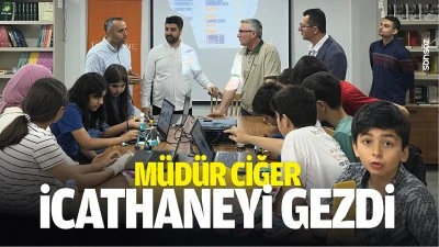 M&uuml;d&uuml;r Ciğer, icathaneyi gezdi