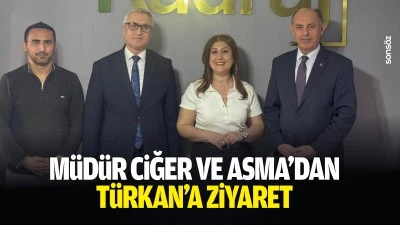 M&uuml;d&uuml;r Ciğer ve Asma&rsquo;dan T&uuml;rkan&rsquo;a ziyaret