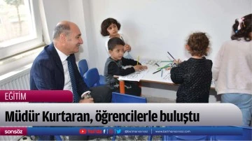 M&uuml;d&uuml;r Kurtaran, &ouml;ğrencilerle buluştu