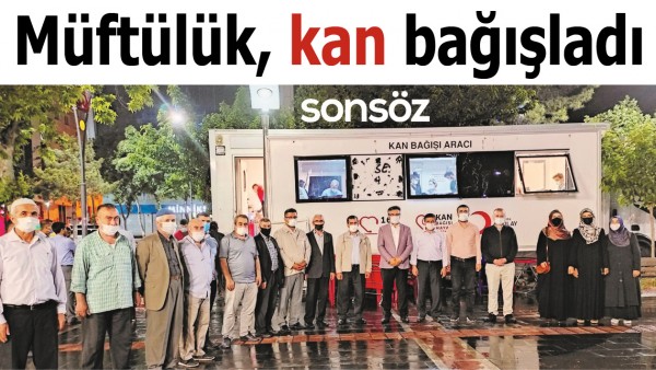 M&Uuml;FT&Uuml;L&Uuml;K, KAN BAĞIŞLADI