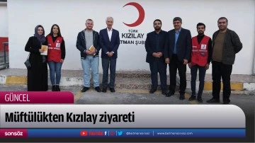 M&uuml;ft&uuml;l&uuml;kten Kızılay ziyareti