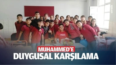Muhammed&rsquo;e duygusal karşılama&hellip;