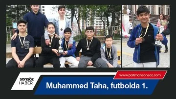 Muhammed Taha, futbolda 1.
