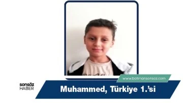 Muhammed, T&uuml;rkiye 1.&rsquo;si
