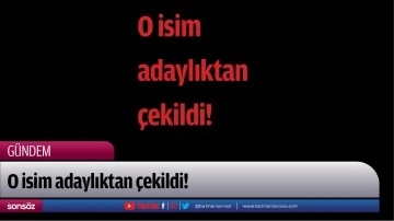 Muharrem İnce cumhurbaşkanı adaylığından &ccedil;ekildi