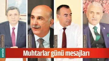 MUHTARLAR G&Uuml;N&Uuml; MESAJLARI