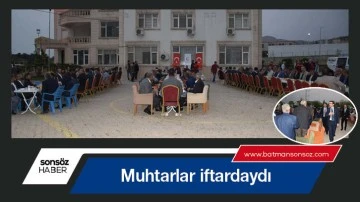 Muhtarlar iftardaydı