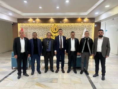 Muhtarlar, yeni m&uuml;d&uuml;r&uuml; ziyaret etti