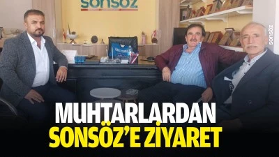 Muhtarlardan Sons&ouml;z&rsquo;e ziyaret