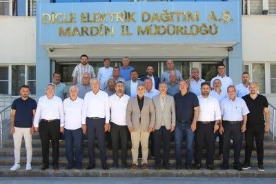 Muhtarlardan Dicle Elektrik&rsquo;e teşekk&uuml;r ziyareti